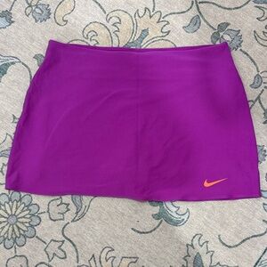 Nike Dri-Fit Violet Mini Athletic Skirt Skort Built-in Shorts Purple Tennis Golf